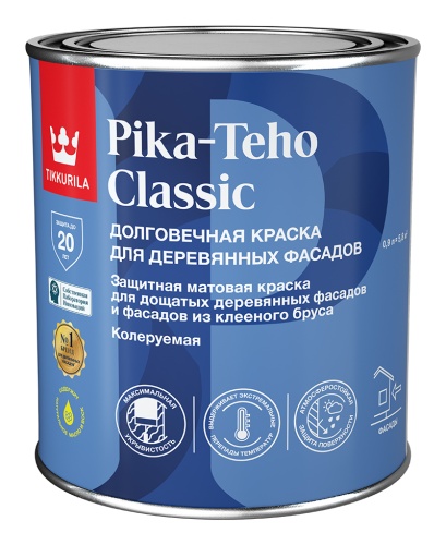Tikkivala Pika-teho classic краска акрилатная для деревянных фасадов