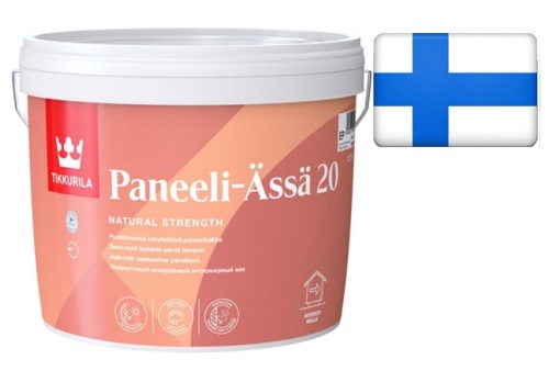 Tikkurila Paneeli Assa 20 / Тиккурила Панели Ясся 20 лак для стен акриловый полуматовый