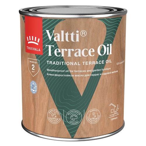TIKKIVALA (TIKKURILA) VALTTI TERRACE OIL / ТИККИВАЛА ВАЛТТИ ТЕРРАС ОЙЛ масло для террас