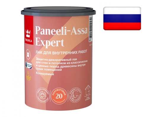 Tikkurila Paneeli Assa Expert EP / Тиккурила лак для стен и потолков акриловый полуматовый