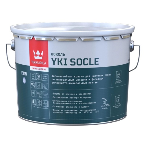 TIKKURILA YKI SOCLE краска для цоколя щелочестойкая