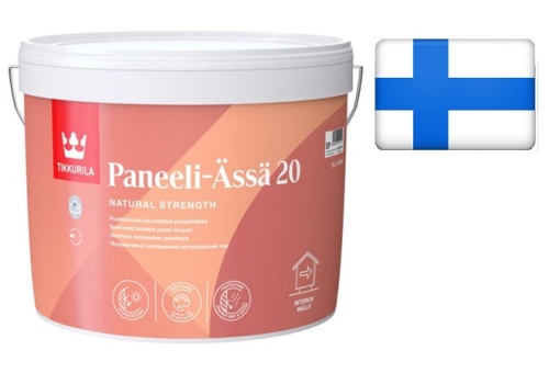 Tikkurila Paneeli Assa 20 / Тиккурила Панели Ясся 20 лак для стен акриловый полуматовый