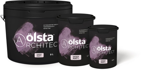 Olsta Architect Deep matt глубокоматовая интерьерная краска