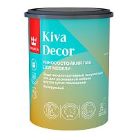 TIKKIVALA Kiva decor лак для мебели износостойкий полуматовый