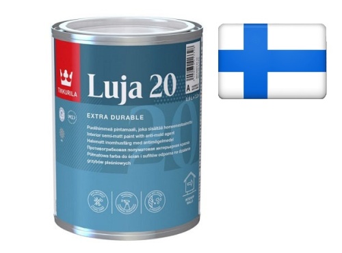 Tikkurila Luja 20 / Тиккурила Луя 20 полуматовая, влагостойкая краска