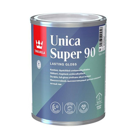 Tikkurila Unica Super 90 / Тиккурила Уника Супер яхтный лак глянцевый Tikkurila Unica Super 90 / Тиккурила Уника Супер яхтный лак глянцевый