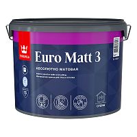 Tikkurila Euro Matt 3 / Тиккурила Евро Мат 3 краска глубокоматовая латексная