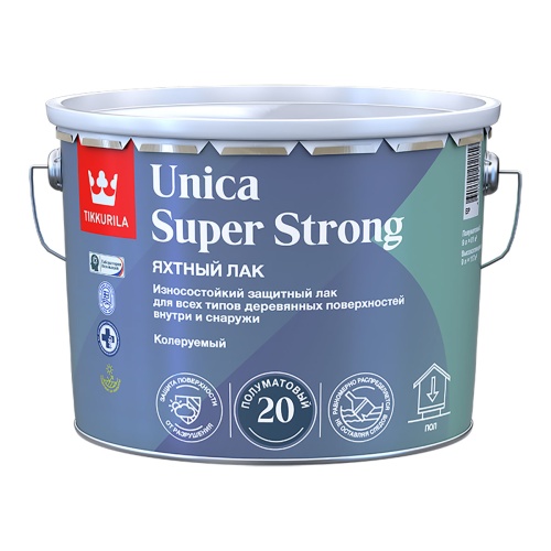 TIKKURILA UNICA SUPER STRONG 20 полуматовый